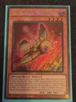 Yu-Gi-Oh! Tri-Brigade Mercourier BLTR-EN107, Secrete Rare, 1st Edition, NM - Image 1