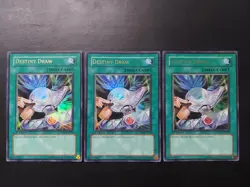 Yugioh - Destiny Draw DP05-EN020 Ultra Rare 1st Edition Playset x3 - Image 1