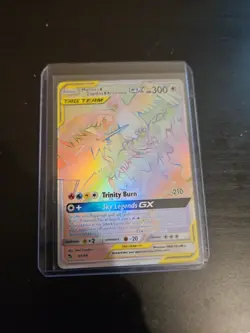 Pokemon Moltres Zapdos Articuno TCG Card 69/68 Hidden Fates Secret Rare Rainbow - Image 1