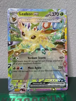 Leafeon EX 006/131 NM Pokemon TCG Prismatic Evolutions Card - Image 1