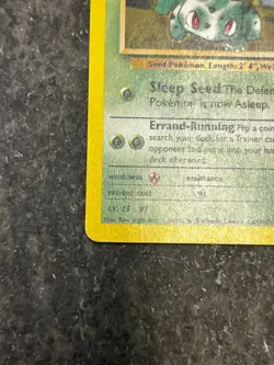 Erika's Bulbasaur 39/132 - Gym Challenge Vintage Pokemon Card LP - Image 2