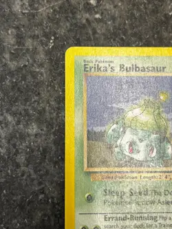 Erika's Bulbasaur 39/132 - Gym Challenge Vintage Pokemon Card LP - Image 5