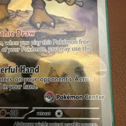 Pokemon TCG Alakazam 009 Black Star Pokemon Center Promo Card SEALED - Image 4