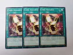 3x Card Advance 1st Edition Common EGS1-EN029 Yu-Gi-Oh! NM - Image 1