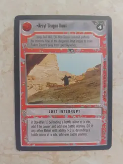 Krayt Dragon Howl - Star Wars CCG card (Decipher) - Image 1