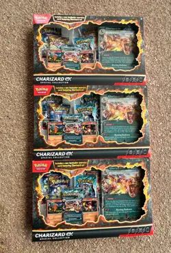Pokemon Trading Card Game Charizard EX Special Collection LOT OF 3 🔥🔥FREE SHIP - Image 2