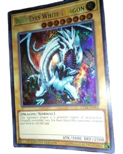 Yu-Gi-Oh Blue Eyes White Dragon 1996 Limited Edition Rare Mint Card CT14-EN002 - Image 1