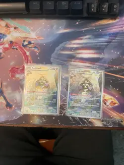 Pokemon TCG Aegislash Full Art Illustration Rare Card 210/182 Paradox Rift 2 x2 - Image 1
