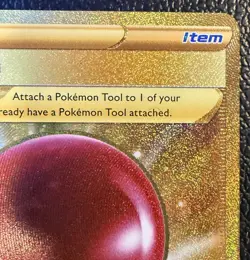 Pokemon Air Balloon 213/202 Gold Secret Rare Trainer - Sword & Shield TCG Card - Image 3