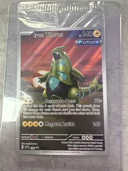 Pokemon TCG: Scarlet & Violet sealed Promo card - SVP098 - Iron Thorns - Image 1