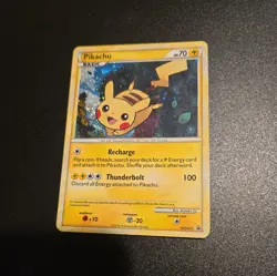 Pokemon Pikachu Holo Black Star Promo HGSS03 2010 Rare HeartGold Card HP - Image 1