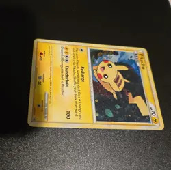 Pokemon Pikachu Holo Black Star Promo HGSS03 2010 Rare HeartGold Card HP - Image 2