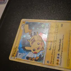 Pokemon Pikachu Holo Black Star Promo HGSS03 2010 Rare HeartGold Card HP - Image 4