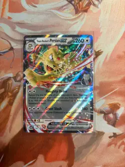 Pokemon TCG Team Rocket's Persian EX Card 150/182, Destined Rivals Series - Image 1