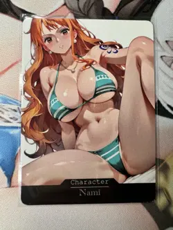 Nami One Piece Goddess Story Waifu Anime Custom Card - Image 1
