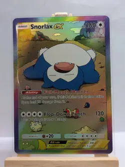 Custom Fan Art Snorlax EX (2) High Quality Custom Card Foil Finish - Image 1