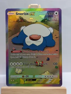 Custom Fan Art Snorlax EX (2) High Quality Custom Card Foil Finish - Image 2