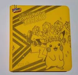 Vault X Exo-Tec Zip Binder XL - SV8 Surging Sparks Pokemon - 12 Pocket 624 Card - Image 1