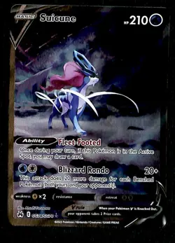 Suicune V Galarian Gallery Crown Zenith GG38/GG70, NM Pokemon Card - Image 1