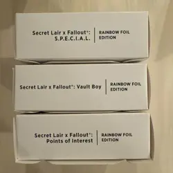 MTG Secret Lair Fallout Foil 3 Set - Vault Boy, Points of Interest - Sealed - Image 2