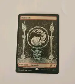 MTG Mountain Foil Unfathomable Crushing Brutality Of Basic Lands Mint Condition - Image 1