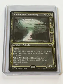 Unidentified Hovership 305 MTG Duskmourn 2024 MT - 9.0 + Non Foil Rare Showcase - Image 1