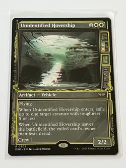 Unidentified Hovership 305 MTG Duskmourn 2024 MT - 9.0 + Non Foil Rare Showcase - Image 2