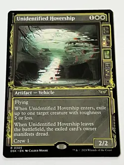 Unidentified Hovership 305 MTG Duskmourn 2024 MT - 9.0 + Non Foil Rare Showcase - Image 4