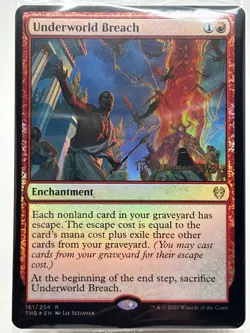 Underworld Breach MINT* FOIL PRERELEASE Theros Beyond Death 161/254 -UnltdCards - Image 1