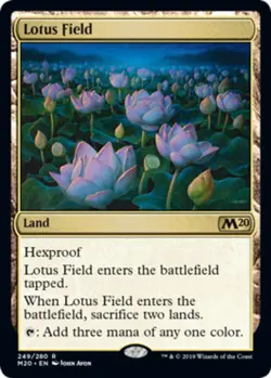 MTG Lotus Field, NM-Mint, English Core Set 2020 - Image 1