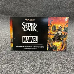 MTG Secret Lair x Marvel’s Spider-Man: Venom Unleashed Colors, Foil, Worn Box - Image 1