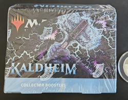 KALDHEIM COLLECTOR BOOSTER BOX SEALED MTG MAGIC THE GATHERING (12 Packs) 630509921768 - Image 1