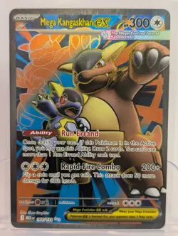 MEGA KANGASKHAN EX 2025 POKEMON TCG MEGA EVOLUTION ULTRA RARE CARD 164/132 - Image 1