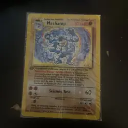 MACHAMP 8/102 Pokemon Base Set 1st Edition English Holo Sealed - Image 1
