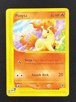 Ponyta 126/165 Expedition Base Set Pokemon TCG 2002 Common HP - Image 1