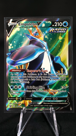 Pokemon Empoleon V (Full Art) 145/163 Swsh05: Battle Styles Holo NM - Image 1