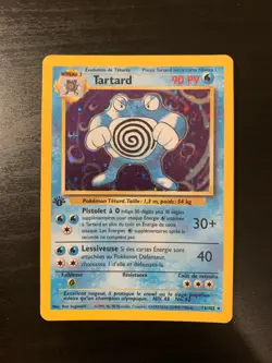 Carte Pokemon : Tartard 13/102 Set de Base Edition 1 Wizards Francaise - Image 1