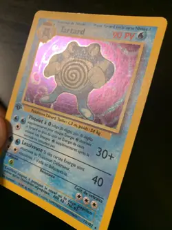 Carte Pokemon : Tartard 13/102 Set de Base Edition 1 Wizards Francaise - Image 3