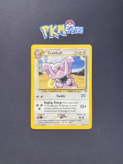 Pokemon TCG Granbull Neo Genesis 37/111 Regular MP. - Image 1