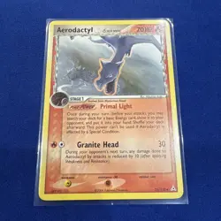 Pokemon TCG Aerodactyl (35/110) Non-Holo EX Holon Phantoms Delta Species LP+ - Image 1