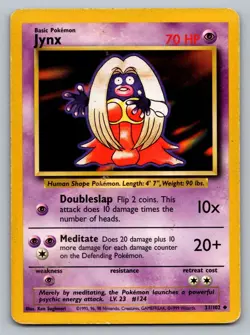 Pokemon TCG Base Set Jynx #31 - Image 1