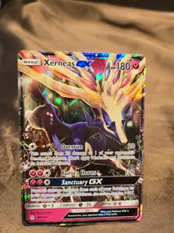 Xerneas Pokemon TCG GX 90/131 Forbidden Light Ultra Rare Holo 2018 NM/LP - Image 1