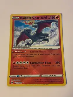 Radiant Charizard 020/159 - Crown Zenith Ultra Rare Holo - Pokemon TCG - NM - Image 1