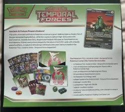 Temporal Forces Pokemon Center ETB - Iron Leaves - Scarlet & Violet - Sealed - Image 2