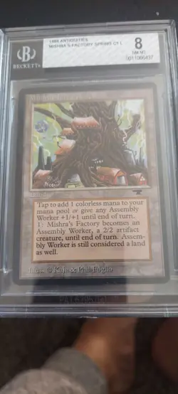 MTG Magic the Gathering Antiquities Mishra's Factory Spring BGS 8! - Image 1