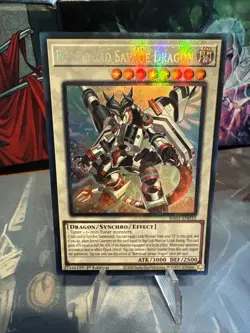 Yugioh - Borreload Savage Dragon RA01-EN033 Prismatic Ultimate Rare - NM 1st Ed - Image 1