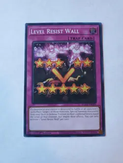 Yugioh! Level Resist Wall - EGO1-EN005 - Super Rare - 1st Edition Near Mint - Image 1