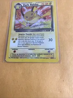 Pokemon TCG Cards Dark Raichu 83/82 Team Rocket Secret Rare Holo NM - Image 3
