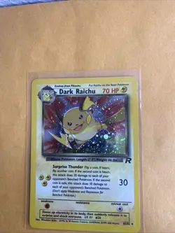Pokemon TCG Cards Dark Raichu 83/82 Team Rocket Secret Rare Holo NM - Image 4