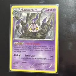 Pokemon 2011 Moderate Play Chandelure Noble Victories Rare 60/101 Card - Image 1
